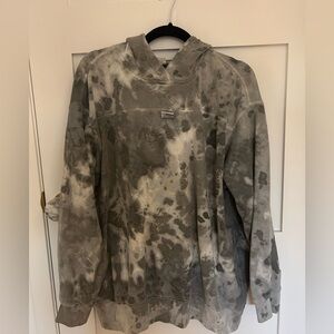 Nike gray tie dye hoodie